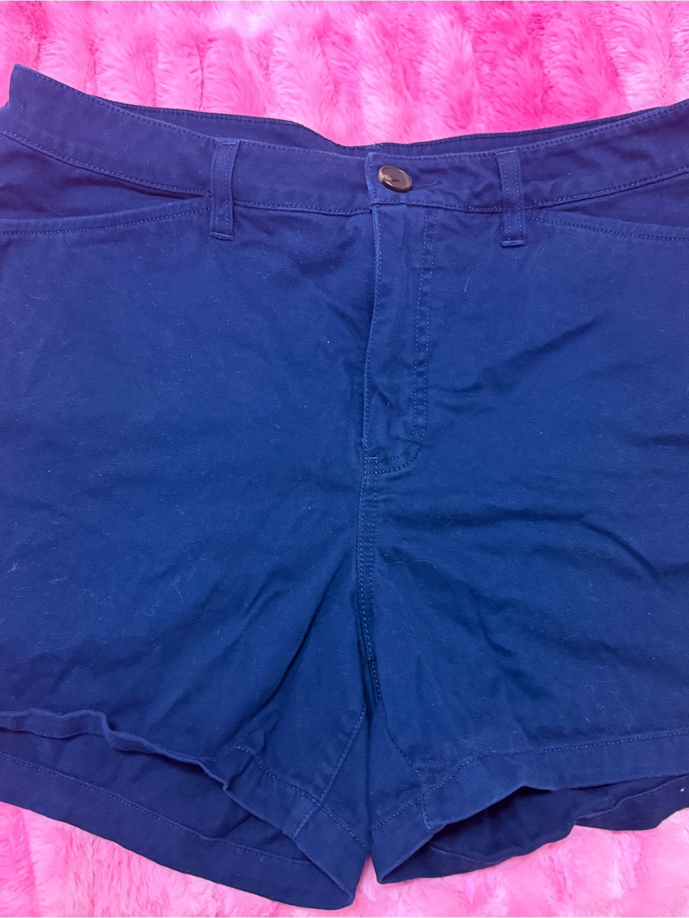 St. John's Bay Navy High-Waist Women’s Shorts